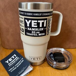 - new YETI Rambler 20 oz. Travel Mug with Stronghold Lid